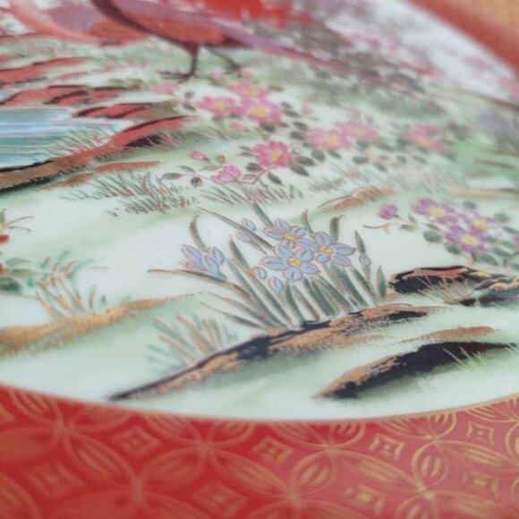 Vintage Toyo Shabat Pheasant Plate - Picture 3 of 8